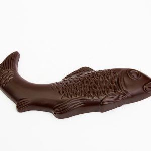 Juodojo šokolado saldainis „Žuvelė” 18 g. Produkto Nr. 0051